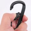 D Shape Spring-Loaded Gate Aluminum Keychain Gate Buckle for Camping