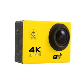 Mini Smart HD Outdoor Waterproof Camera (Option: Yellow-EU)