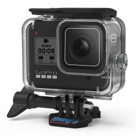 Gopro8 9Black Waterproof Case Gopro8 9 Waterproof Case Gopro8 9 Accessories (Option: Black-FLW362gopro9 waterproof case)