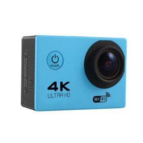 Mini Smart HD Outdoor Waterproof Camera (Option: Blue-EU)