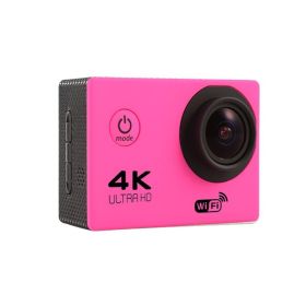 Mini Smart HD Outdoor Waterproof Camera (Option: Pink-EU)