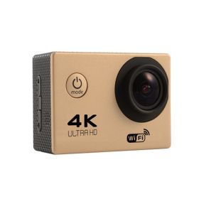 Mini Smart HD Outdoor Waterproof Camera (Option: Gold-US)