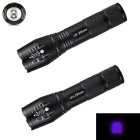 395nm 365nm flashlight detection light (Option: UV and white light-395nm)