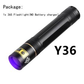 Y36 365nm 8006 365nm UV Fluorescent Agent Detection Woods Lamp Flashlight (Option: A)