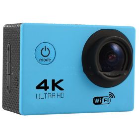 4K motion camera (Color: Blue)