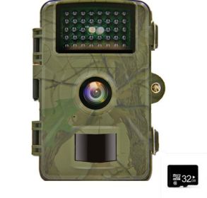 IP66 Waterproof Camera For Field Detection Of Animals In Scientific Research And Environmental Monitoring (Option: Green-32G memory card)